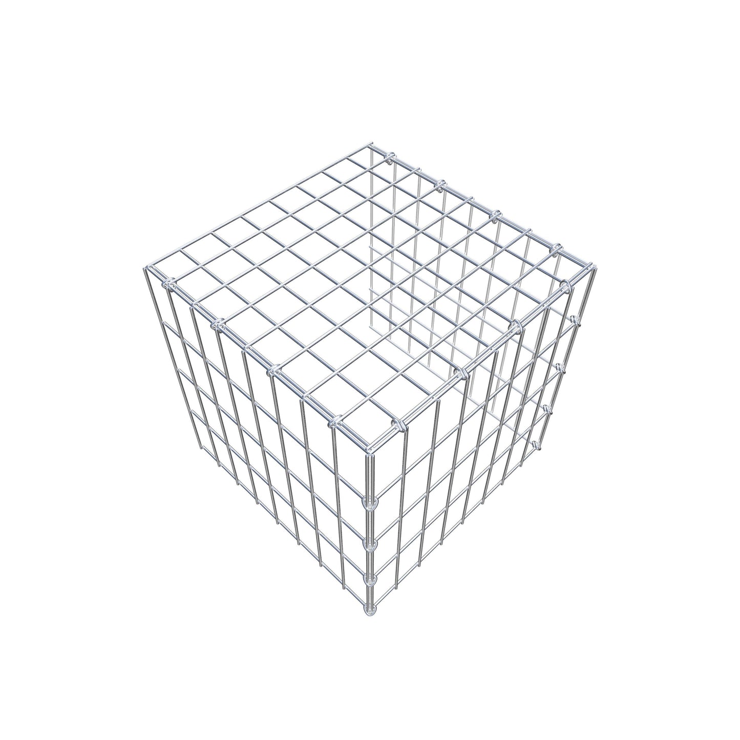 Gabião Tipo 4 40 cm x 40 cm x 40 cm (C x A x P), malhagem 5 cm x 10 cm, anel C