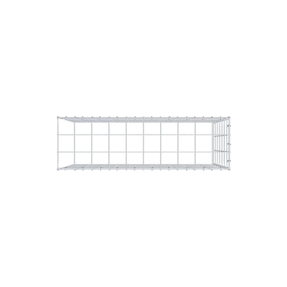 Gabião Tipo 4 100 cm x 70 cm x 30 cm (C x A x P), malhagem 10 cm x 10 cm, anel C