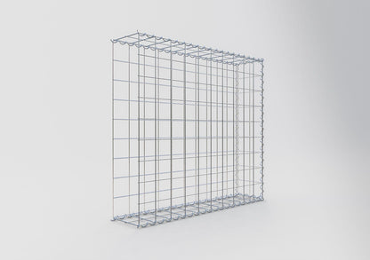 Gabion rapporté type 2 100 cm x 90 cm x 20 cm (L x H x P), mailles 10 cm x 10 cm, spirale