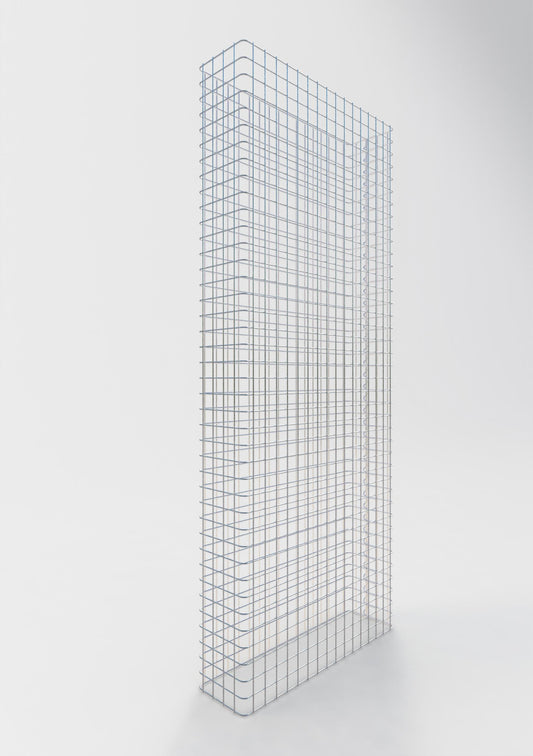 Clôture en gabion Longueur 82 cm, hauteur 200 cm, profondeur 22 cm, mailles 5 x 5 cm