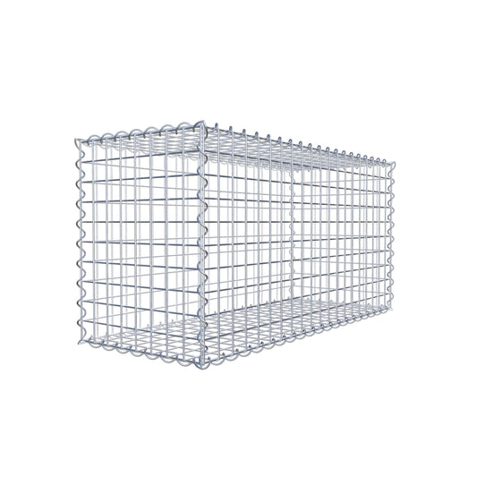 Gabion 100 cm x 50 cm x 40 cm (L x H x D), maskstorlek 5 cm x 5 cm, spiral