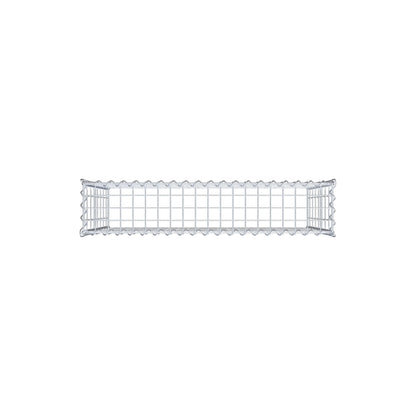 Gabião Tipo 3 100 cm x 80 cm x 20 cm (C x A x P), malhagem 5 cm x 10 cm, espiral