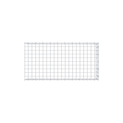 Gabbione aggiuntivo tipo 4 100 cm x 20 cm x 50 cm (L x H x P), maglia 5 cm x 10 cm, anello a C