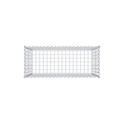 Grown-on gabion type 3 100 cm x 80 cm x 40 cm (L x H x D), mesh size 5 cm x 10 cm, spiral