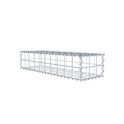 Gabion 100 cm x 20 cm x 30 cm (L x H x P), mailles 10 cm x 10 cm, spirale