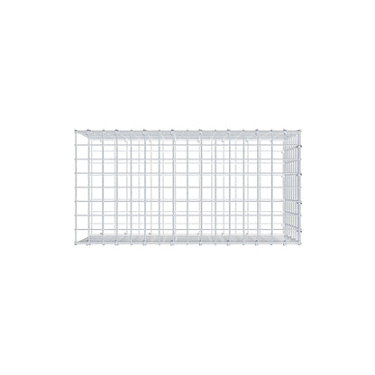 Monteret gabion type 2 80 cm x 40 cm x 40 cm (L x H x D), maskestørrelse 5 cm x 5 cm, C-ring