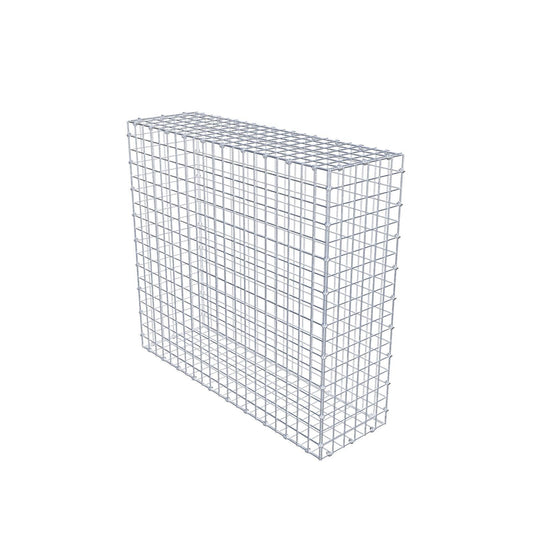 Gabione 100 cm x 90 cm x 30 cm (L x H x T), Maschenweite 5 x 5 cm, Spiralring