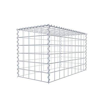 Gavión complementario tipo 3 100 cm x 60 cm x 50 cm (L x A x P), malla 10 cm x 10 cm, espiral