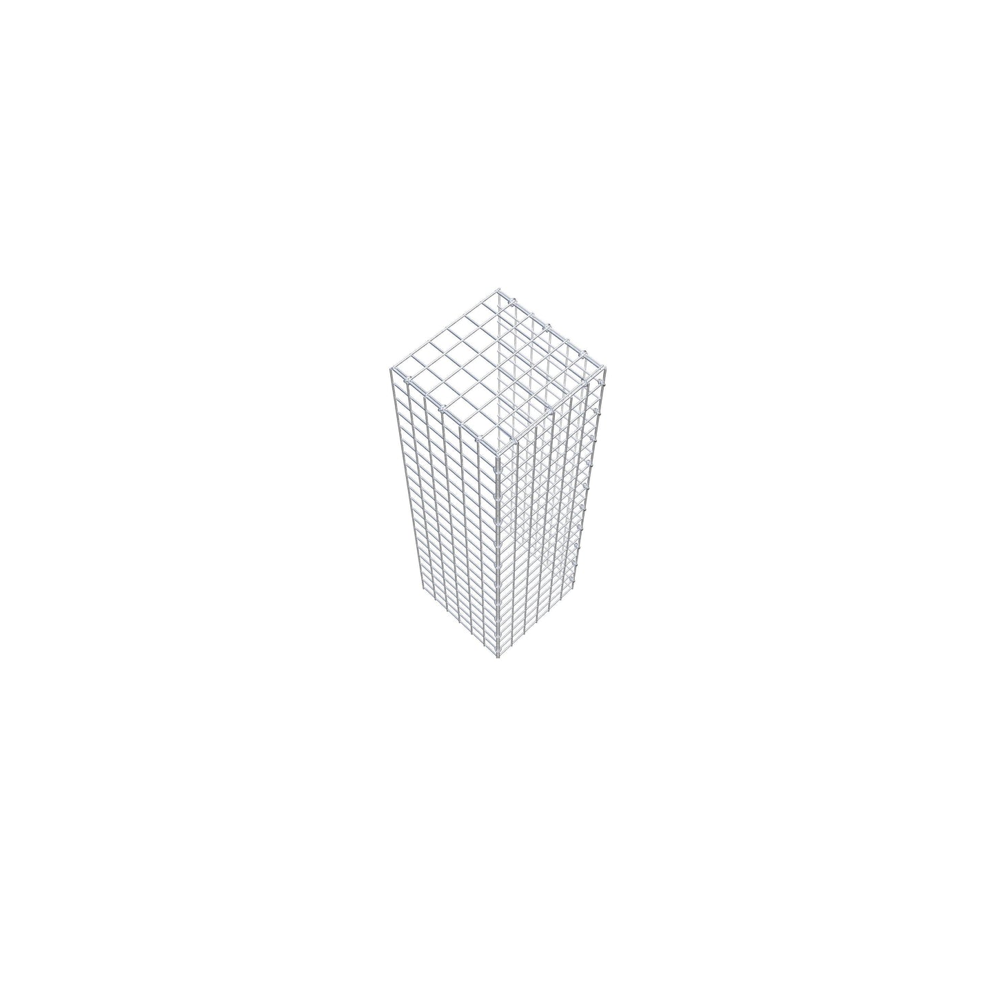 Gabião Tipo 4 100 cm x 30 cm x 30 cm (C x A x P), malhagem 5 cm x 5 cm, anel C