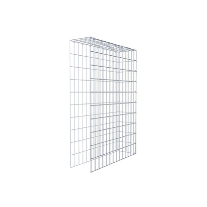 Gavión complementario de tipo 4 100 cm x 70 cm x 20 cm (L x A x P), malla 5 cm x 10 cm, anillo en C