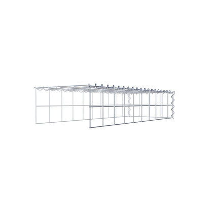 Gabião tipo 4 100 cm x 20 cm x 40 cm (C x A x P), malhagem 10 cm x 10 cm, espiral