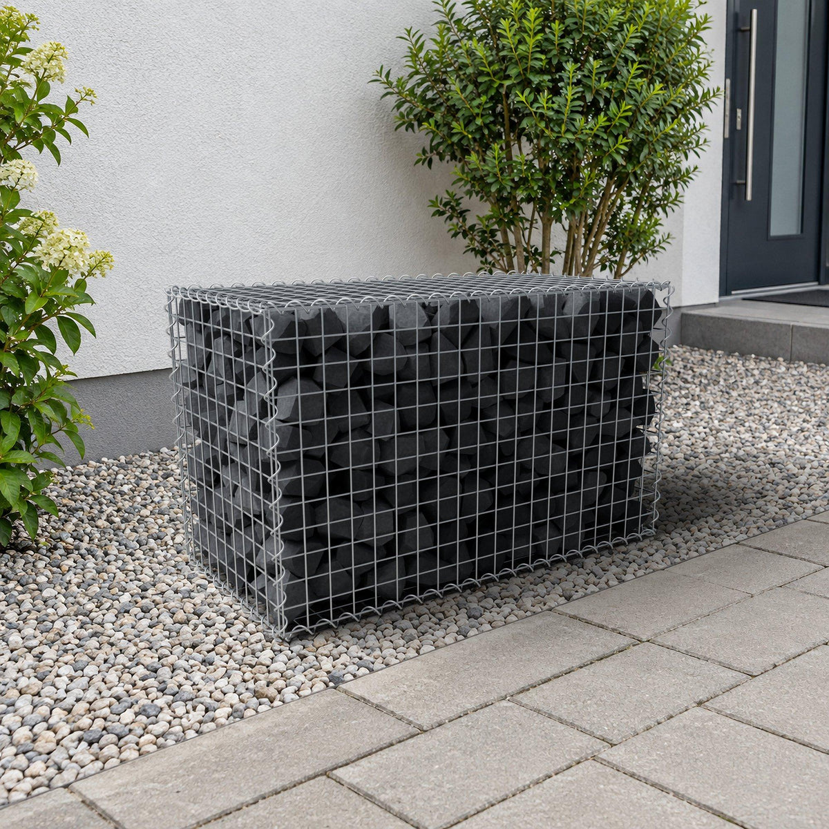 Gabion 100 cm x 60 cm x 50 cm (L x H x D), mesh size 5 cm x 5 cm, spiral