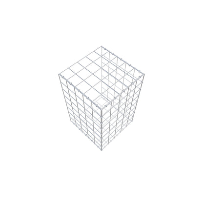 Pila adicional tipo 2 80 cm x 50 cm x 50 cm (L x A x P), malla 10 cm x 10 cm, anillo en C