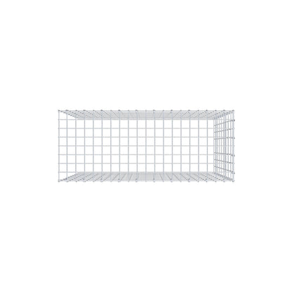 Gabião Tipo 4 100 cm x 90 cm x 40 cm (C x A x P), malhagem 5 cm x 10 cm, anel C