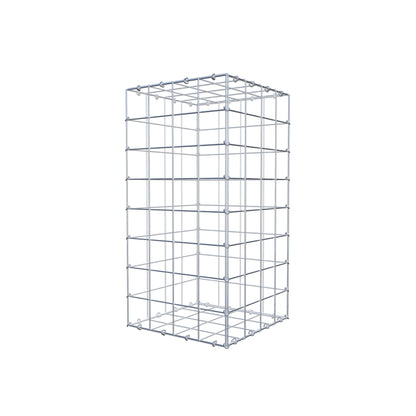 Gabião 80 cm x 40 cm x 40 cm (C x A x P), malhagem 10 cm x 10 cm, anel C