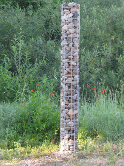 Colonna di gabbioni diametro 37 cm MW 5 x 5 cm rotonda