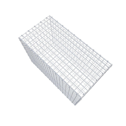Gabião 100 cm x 70 cm x 50 cm (C x A x P), malhagem 5 x 5 cm, anel espiral