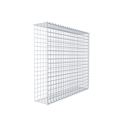 Gabião tipo 2 100 cm x 90 cm x 20 cm (C x A x P), malhagem 5 cm x 5 cm, espiral
