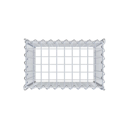 Gavión adicional tipo 3 50 cm x 50 cm x 30 cm (L x A x P), malla 5 cm x 5 cm, en espiral