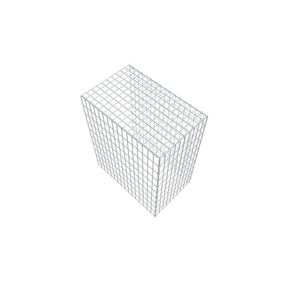 Gabião Tipo 4 100 cm x 80 cm x 50 cm (C x A x P), malhagem 5 cm x 10 cm, anel C