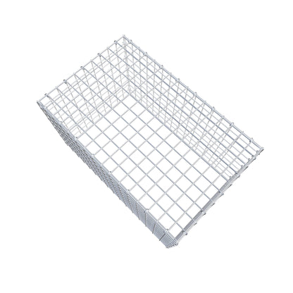 Mounted gabion type 3 80 cm x 50 cm x 50 cm (L x H x D), mesh size 5 cm x 5 cm, C-ring
