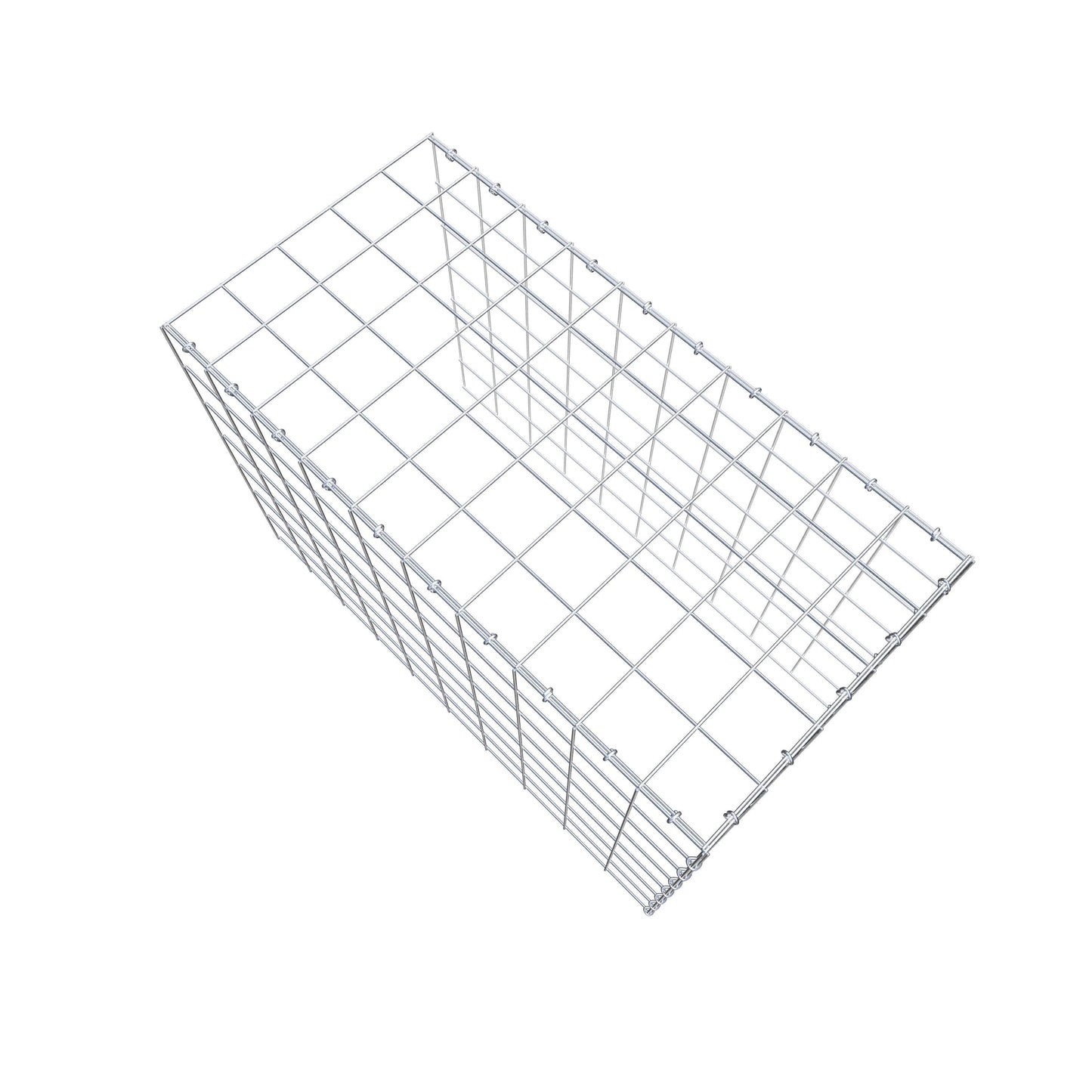 Gabião Tipo 4 100 cm x 70 cm x 50 cm (C x A x P), malhagem 10 cm x 10 cm, anel C