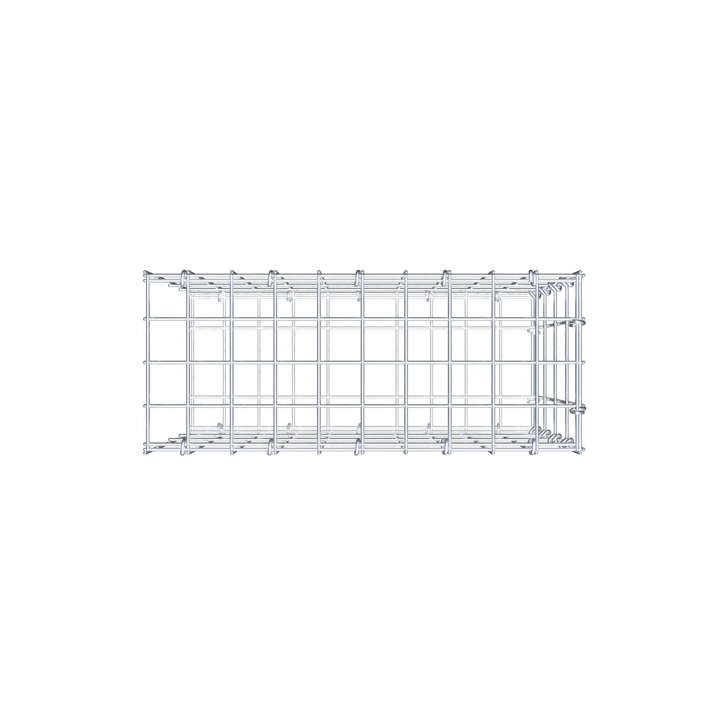Toegevoegde pool type 2 50 cm x 40 cm x 20 cm, maaswijdte 5 cm x 10 cm, C-ring