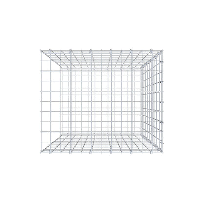 Gabião tipo 2 100 cm x 60 cm x 50 cm, malhagem 5 cm x 10 cm, anel C