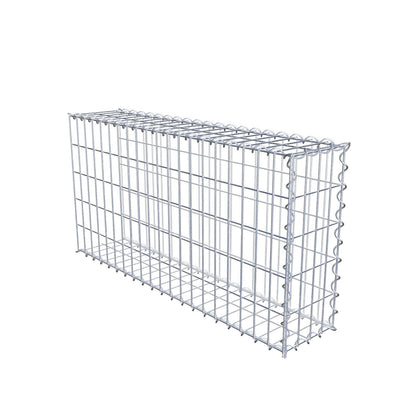 Anbaugabione Typ 2 100 cm x 50 cm x 20 cm (L x H x T), Maschenweite 5 cm x 10 cm, Spirale