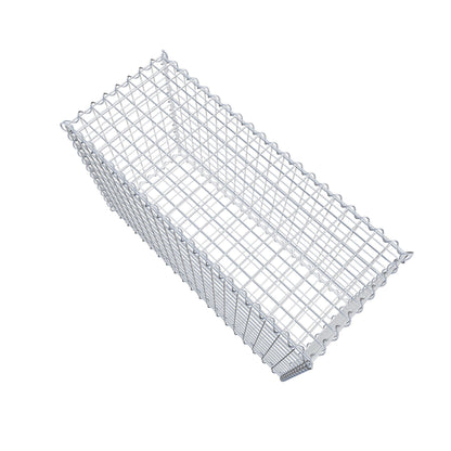 Gabion 100 cm x 60 cm x 40 cm (L x H x D), maskstorlek 5 cm x 5 cm, spiral