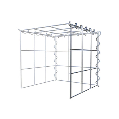 Gabião tipo 4 30 cm x 30 cm x 30 cm (C x A x P), malhagem 10 cm x 10 cm, espiral
