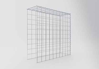 Gabião Tipo 4 100 cm x 100 cm x 30 cm (C x A x P), malhagem 10 cm x 10 cm, espiral