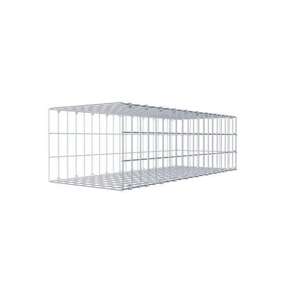 Monteret gabion type 2 100 cm x 30 cm x 40 cm, maskestørrelse 5 cm x 10 cm, C-ring