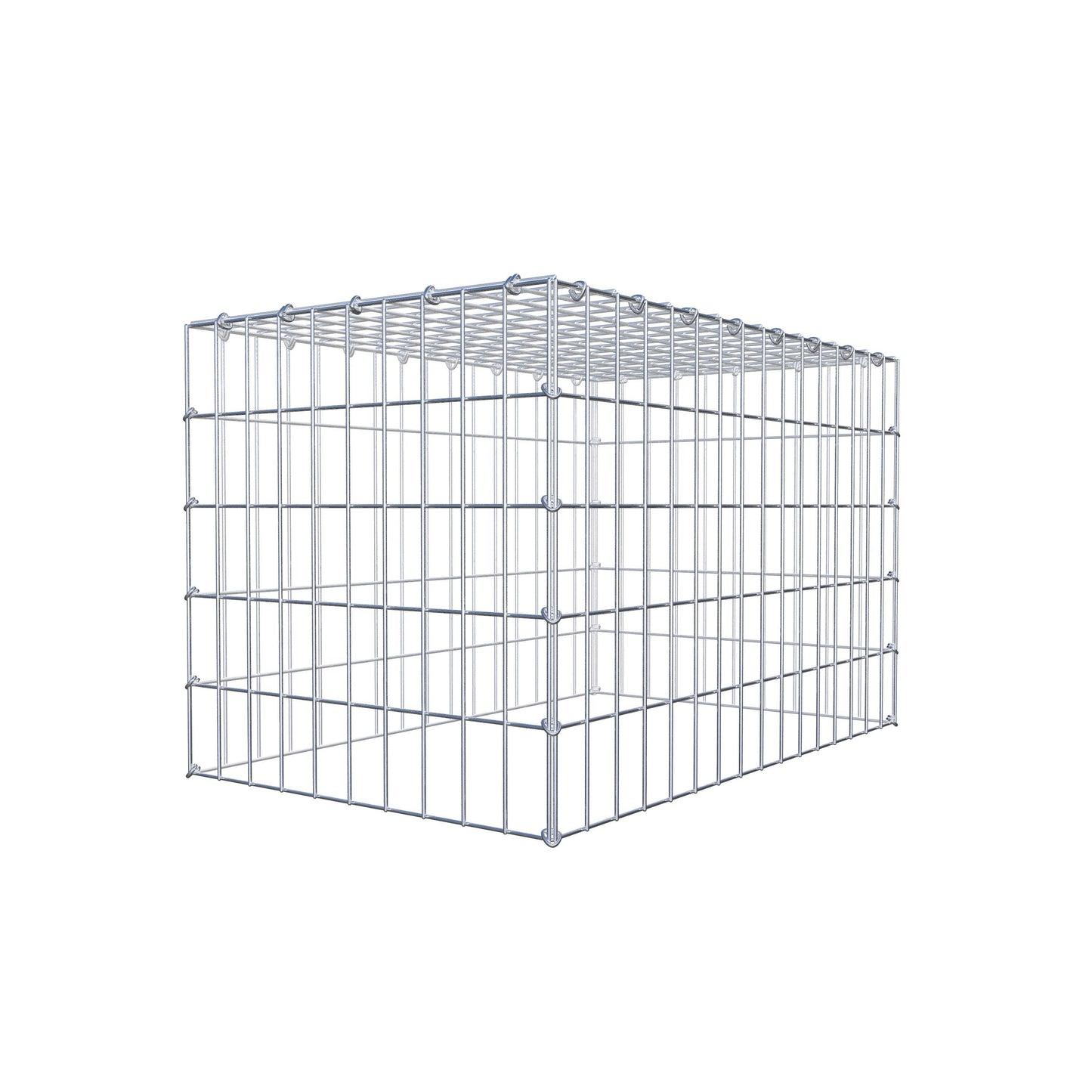 Pile aggiuntivo tipo 3 80 cm x 50 cm x 50 cm (L x H x P), maglia 5 cm x 10 cm, anello a C
