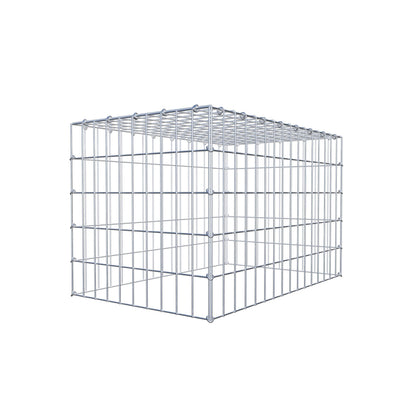 Pile aggiuntivo tipo 3 80 cm x 50 cm x 50 cm (L x H x P), maglia 5 cm x 10 cm, anello a C
