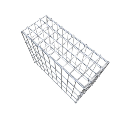 Monteret gabion type 3 50 cm x 40 cm x 20 cm (L x H x D), maskestørrelse 5 cm x 10 cm, C-ring