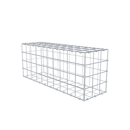 Gabião 100 cm x 40 cm x 30 cm (C x A x P), malhagem 10 x 10 cm, anel espiral
