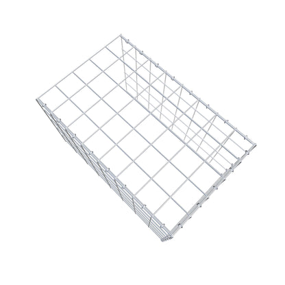 Gabião Tipo 4 80 cm x 50 cm x 50 cm (C x A x P), malhagem 10 cm x 10 cm, anel C