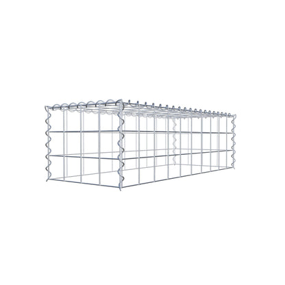 Gavión complementario tipo 3 100 cm x 30 cm x 40 cm (L x A x P), malla 10 cm x 10 cm, espiral