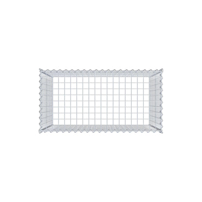 Grown-on gabion type 3 100 cm x 80 cm x 50 cm (L x H x D), mesh size 5 cm x 5 cm, spiral