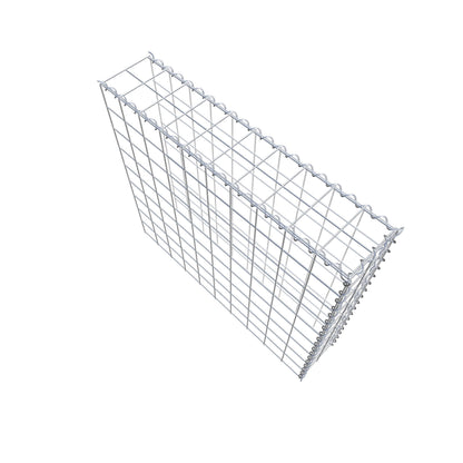 Gabbione aggiuntivo tipo 4 100 cm x 90 cm x 20 cm (L x H x P), maglia 10 cm x 10 cm, spirale