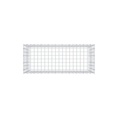 Gabião Tipo 3 100 cm x 60 cm x 40 cm (C x A x P), malhagem 5 cm x 10 cm, anel C