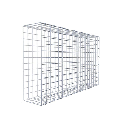 Monteret gabion type 2 100 cm x 60 cm x 20 cm (L x H x D), maskestørrelse 5 cm x 5 cm, C-ring