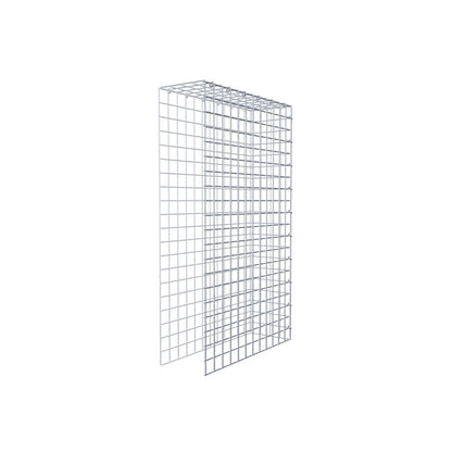 Gavión complementario de tipo 4 100 cm x 60 cm x 20 cm (L x A x P), malla 5 cm x 5 cm, anillo en C