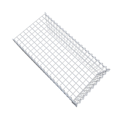 Gabião tipo 4 100 cm x 40 cm x 50 cm (C x A x P), malhagem 5 cm x 10 cm, espiral