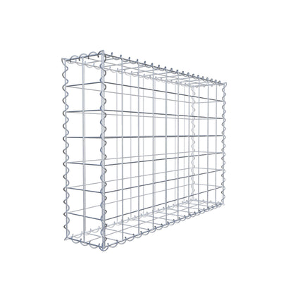 Gabião 100 cm x 70 cm x 20 cm (C x A x P), malhagem 10 cm x 10 cm, espiral