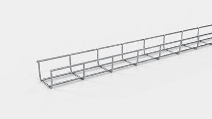 Kabelkanal højde 110 cm, dybde 5 cm, maskestørrelse 5 x 10 cm