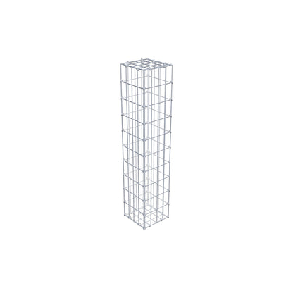 Gabbione 100 cm x 20 cm x 20 cm (L x H x P), maglia 5 cm x 10 cm, anello a C