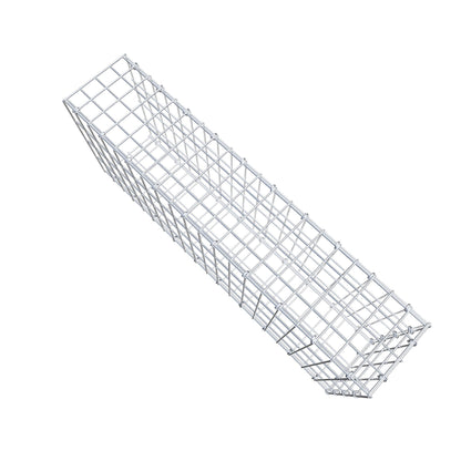 Monteret gabion type 2 100 cm x 40 cm x 20 cm, maskestørrelse 5 cm x 10 cm, C-ring