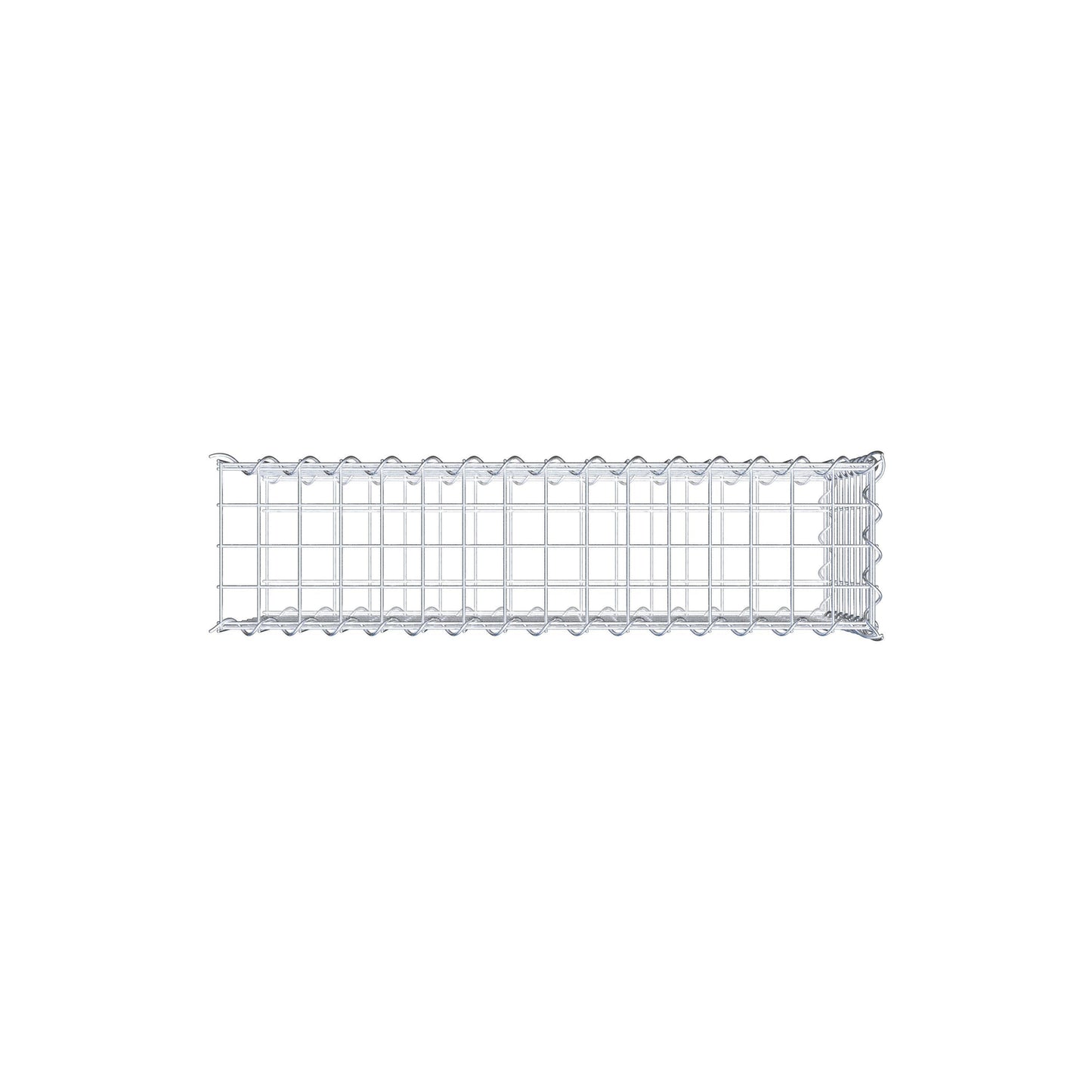 Extra gabion typ 2 80 cm x 40 cm x 20 cm (L x H x D), maskstorlek 5 cm x 5 cm, spiral
